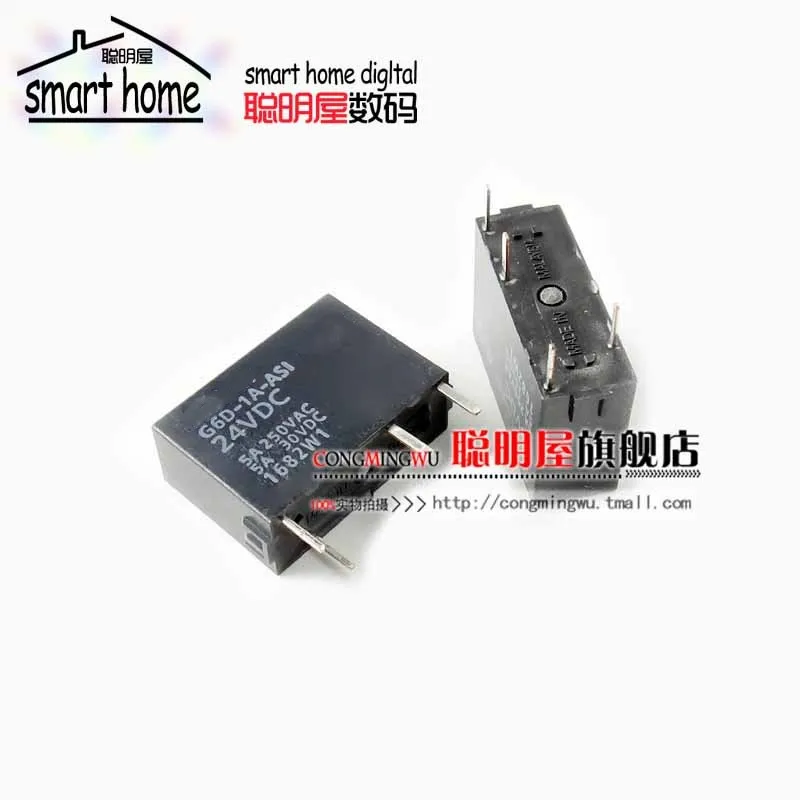 

Модуль, бесплатная доставка, G6D-1A-ASI-24VDC 4 фута 5А, реле питания, G6D-1A-ASI-DC24V