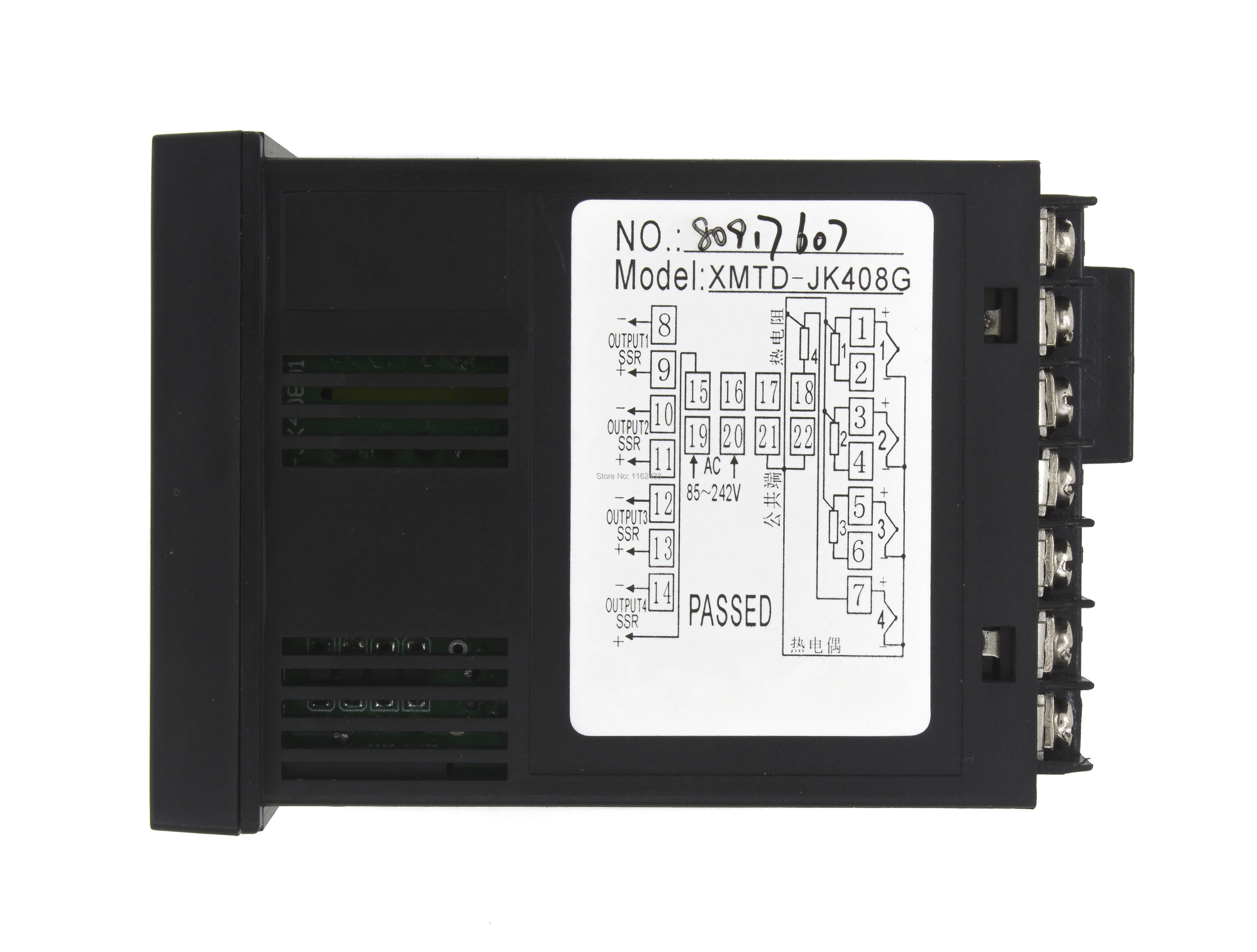 XMTD-JK4 72*72 мм 4 способа 4 PIDs цифровой регулятор температуры без сигнализации