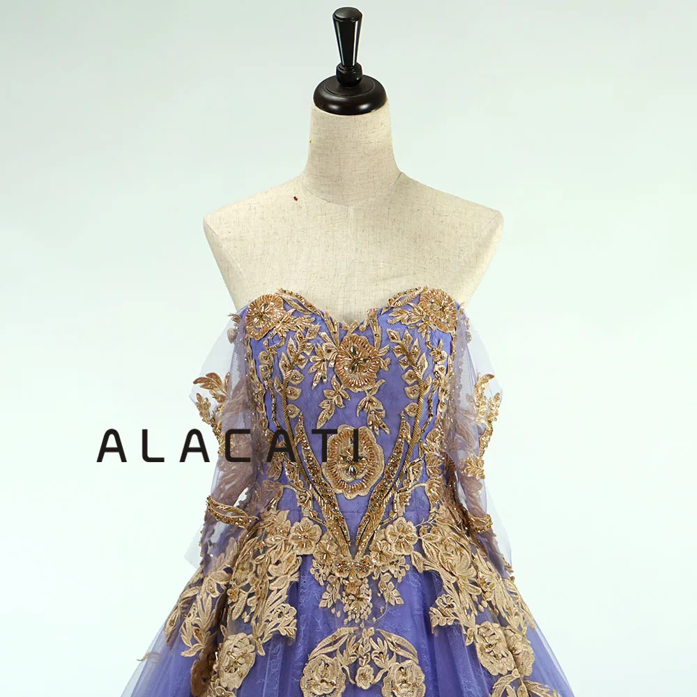 Wedding Haute Couture Luxury Court Style Handmade Purple Romantic Princess Dress Female Photo Photography Theme | Свадьбы и
