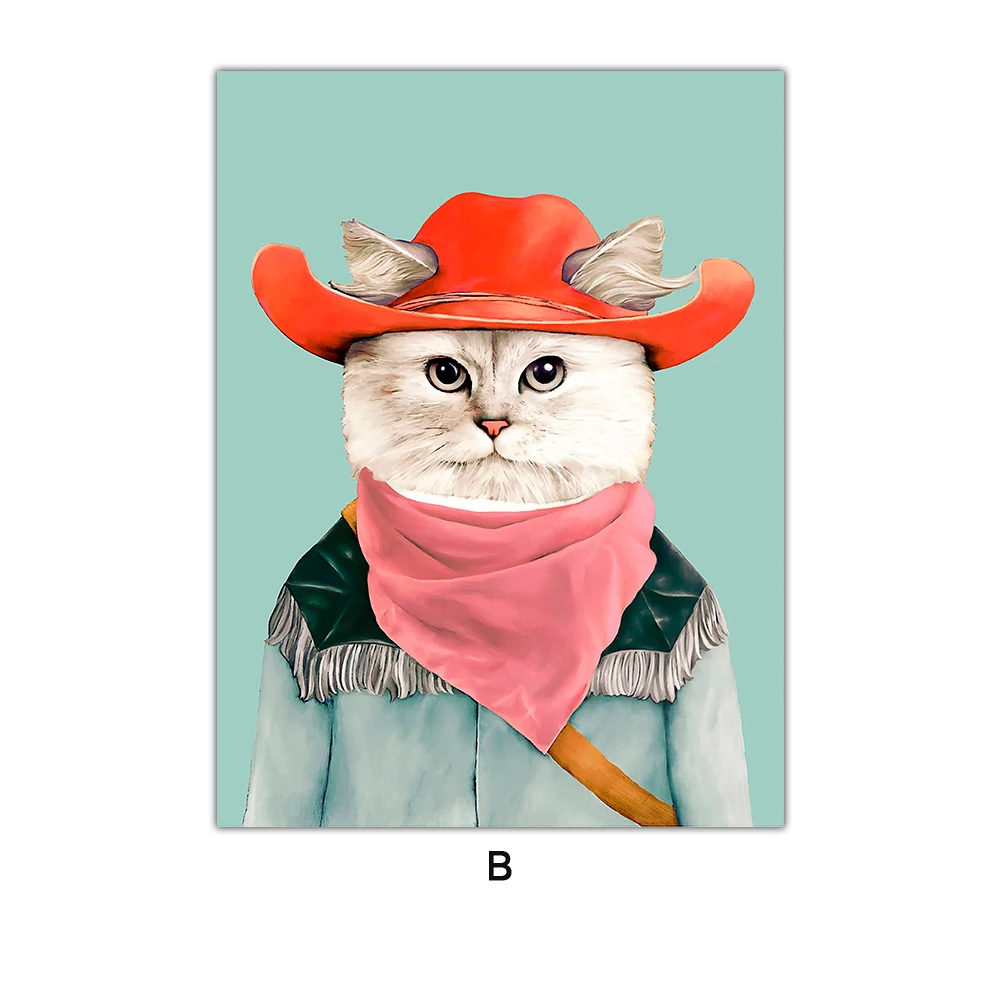 

Newest Animal Canvas Print On Canvas For Kids Room Decoration Wall Art