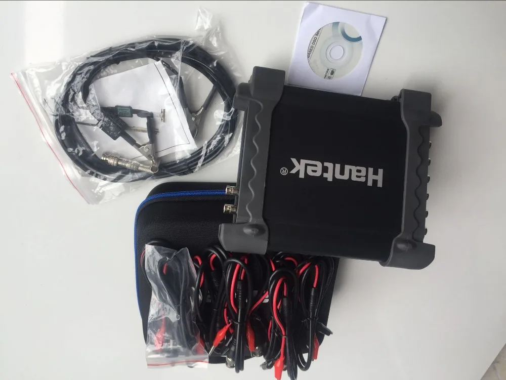2018 новейший Hantek 1008C USB 8CH автомобильный осциллограф программа Генератор тестер