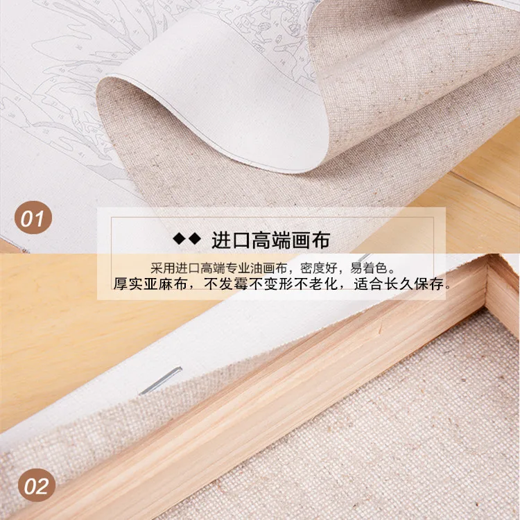 Без рамы 40x50 CM бескаркасных декора стен diy живопись by numbers wall картины маслом Декора
