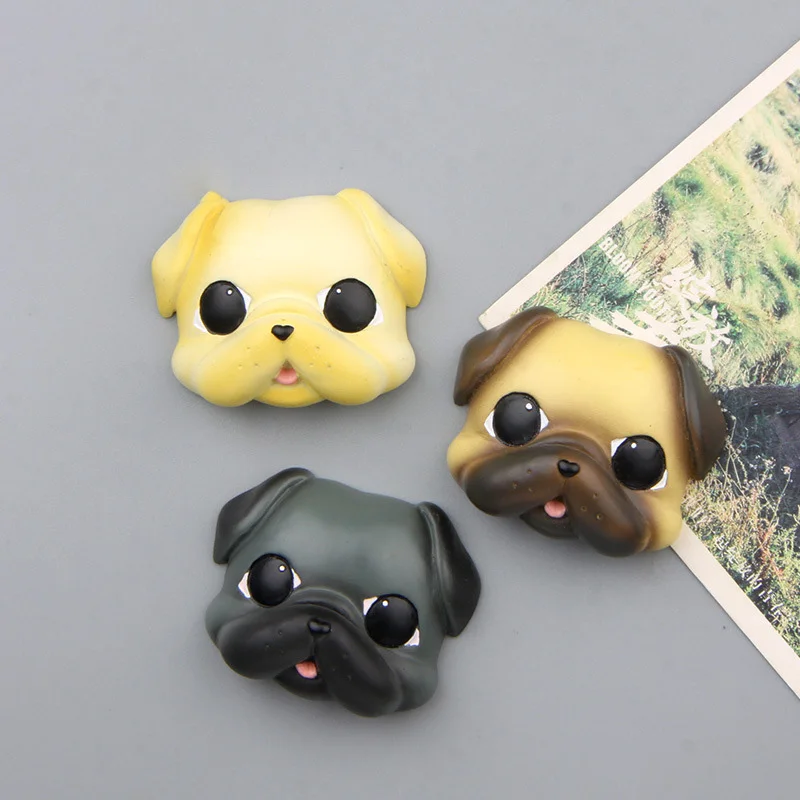 1 шт. маленькая собака 3D магнит на холодильник имитация мультяшных Животных Белая