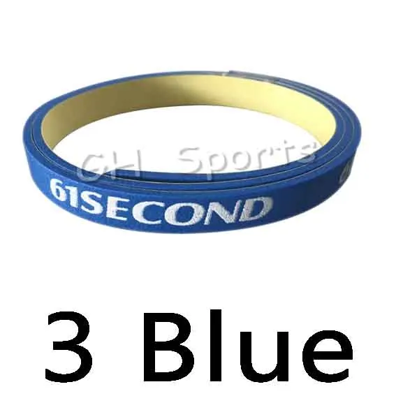3 Blue 3 шт. 61 секундная губка для настольного тенниса лента высокого качества - Цвет: 3 Blue