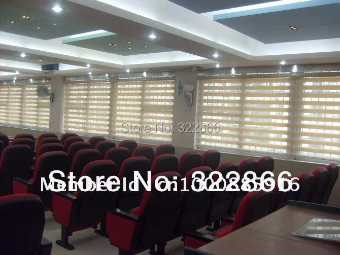 Бесплатная доставка Качество двухслойная полосатые рольставни сделан на заказ