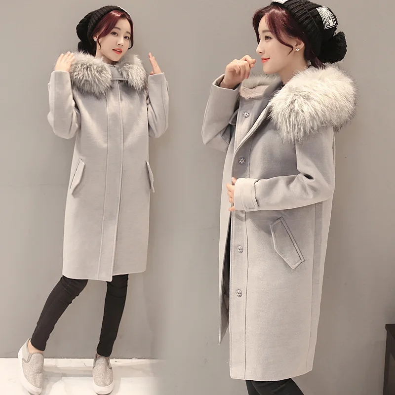 Новое осенне зимнее женское пальто Vestido плюс размер модное тонкое хлопковое с