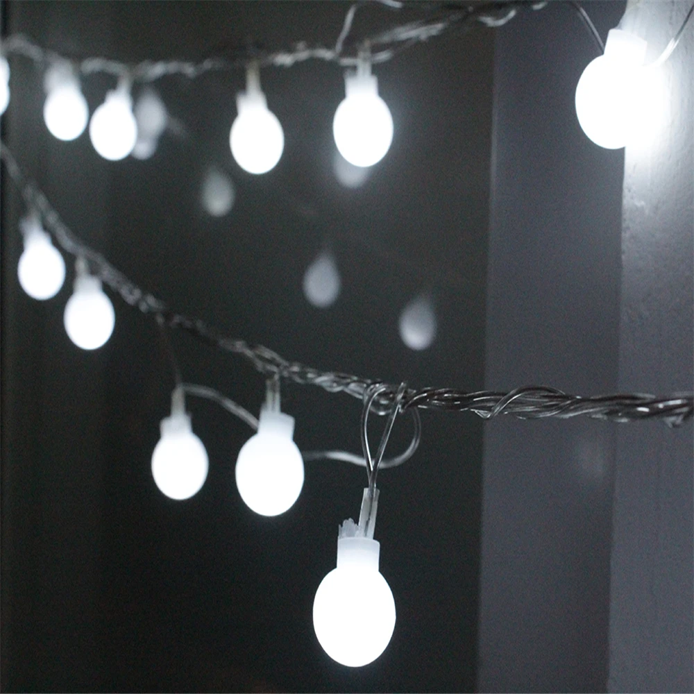 Свадебные украшения ЕС Plug светодио дный гирлянды светодиодные свет мяч сад Фея