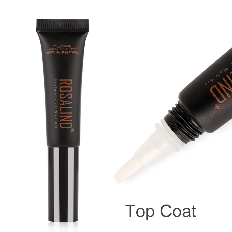 ROSALIND 8 мл верхнее покрытие Гель-лак для ногтей Набор гель-лаков дизайн маникюра