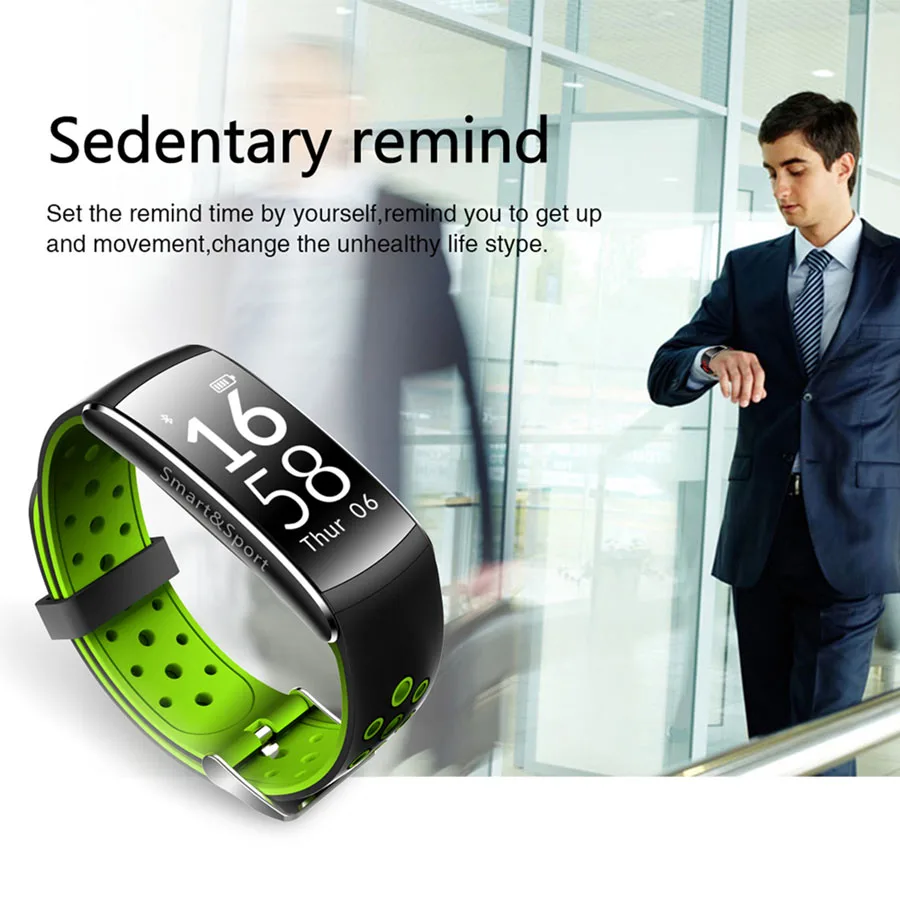 Смарт браслет Q8 с пульсометром и защитой класса IP68|tracker sport|waterproof fitness trackersmart bracelet |
