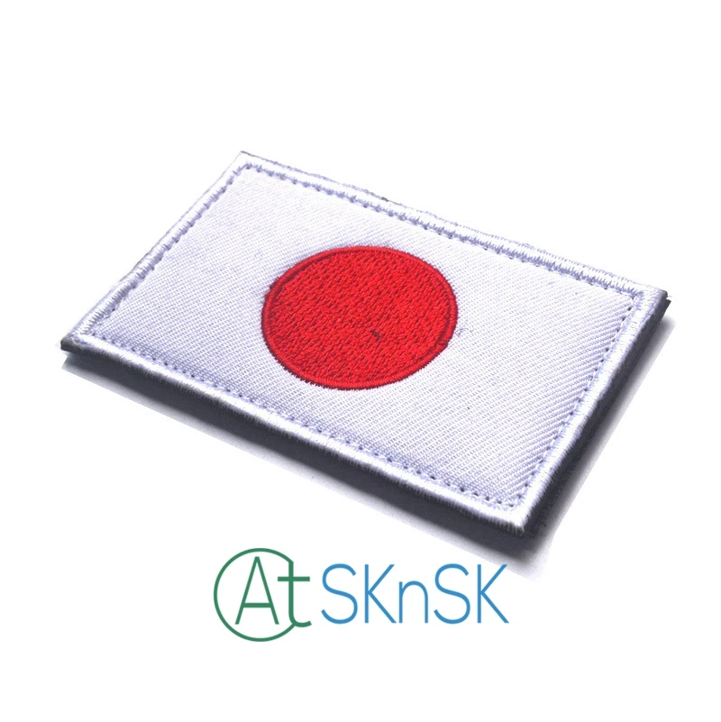 2 шт./компл. японский флаг вышитый значок военные тактические колпаки для рюкзака