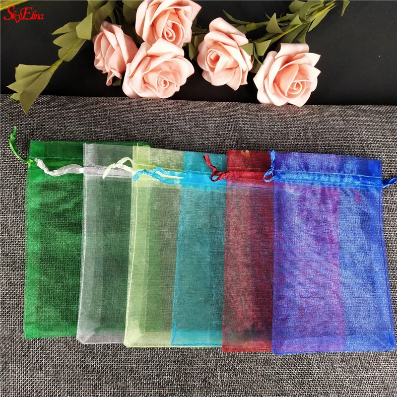 100 шт. мешки для украшений 7x9 см 9x12 10x15 см|Подарочные сумки и упаковка| |