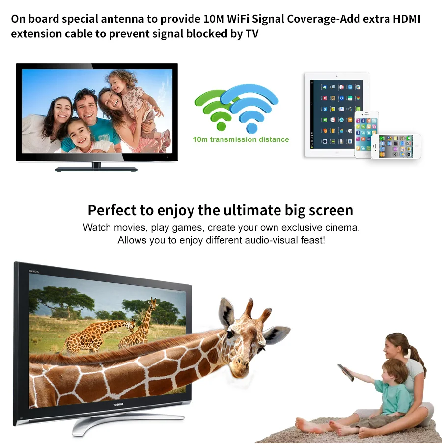 256 м Anycast M2 Iii Miracast любой литой воздушный воспроизведение Hdmi 1080 p ТВ-палка Wifi Дисплей приемник ключ для Ios Andriod