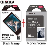 fujifilm fuji instax mini 9 film black and white monochrome mono black frame film for mini 8 70 8 plus 90 25 camera sp 1 sp 2