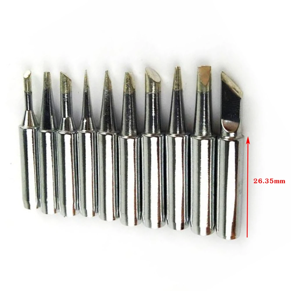 10 шт./компл. 900M-T-I B пижамы для малыша, K, 1.2D, 1.6D, 2.4D, 3.2D, 1C, 2C, 3C, 4C советы для 936 936A 937 969 паяльная станция, два комплекта по желанию