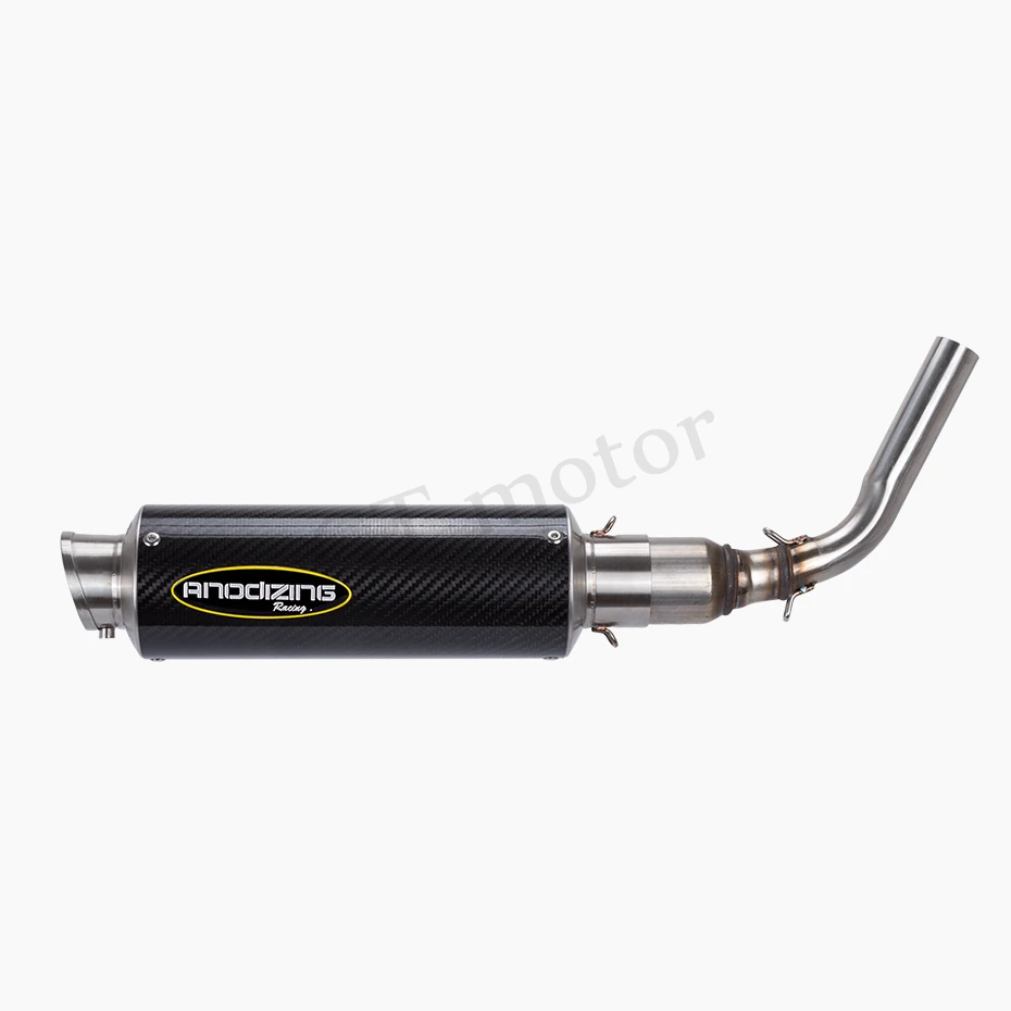 GT Motor для HONDA GROM MSX125 2013 2015 углеродное волокно глушитель трубы соединение средняя
