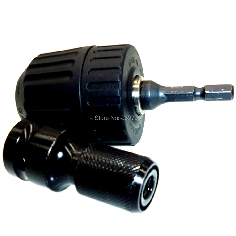 Быстрозажимной сверлильный патрон 10 мм 3/" быстросменный Быстрозажимной патрон 24UNF с быстроразъемным 1/2" Dr. to 1/" шестигранный хвостовик адаптер конвертер
