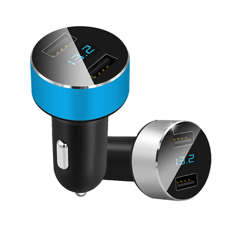 Автомобильное зарядное устройство 5V 3.1A Быстрая зарядка двойной USB порт