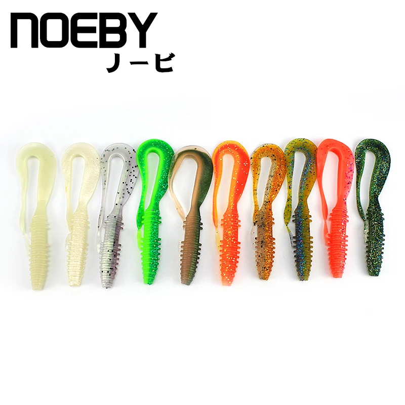 NOEBY 6 шт./лот Мягкая приманка 80 мм/2 5 г U образная для рыбной ловли искусственная