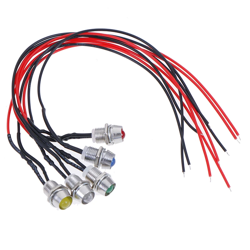 1PCS Metal 12V 0.31&quot LED Indicator Dash Light Lamp Car Truck Lights Accessories | Лампы и освещение