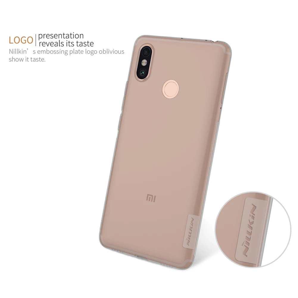 Nillkin Ультра Тонкий силиконовый чехол для Xiaomi Mi макс 3 задняя крышка корпуса Lite