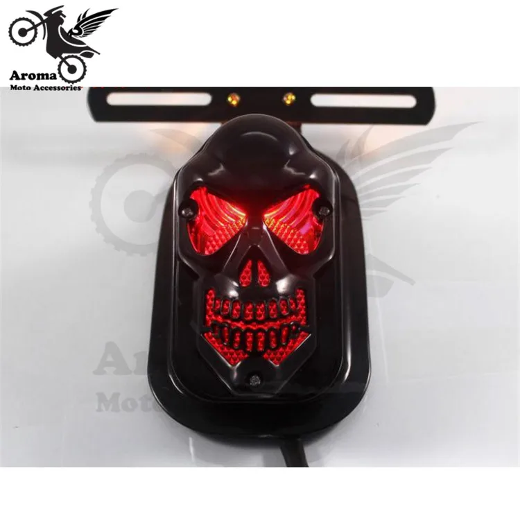 Задний фонарь chrome moto rcycle для Harley Davidson cruiser blinker ghost rbike |