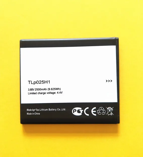 AZK Новый 1 шт. 100% Высокое качество TLP025H7 2500 мАч аккумулятор для ALCATEL one touch TLp025H7 TLP025H1 -