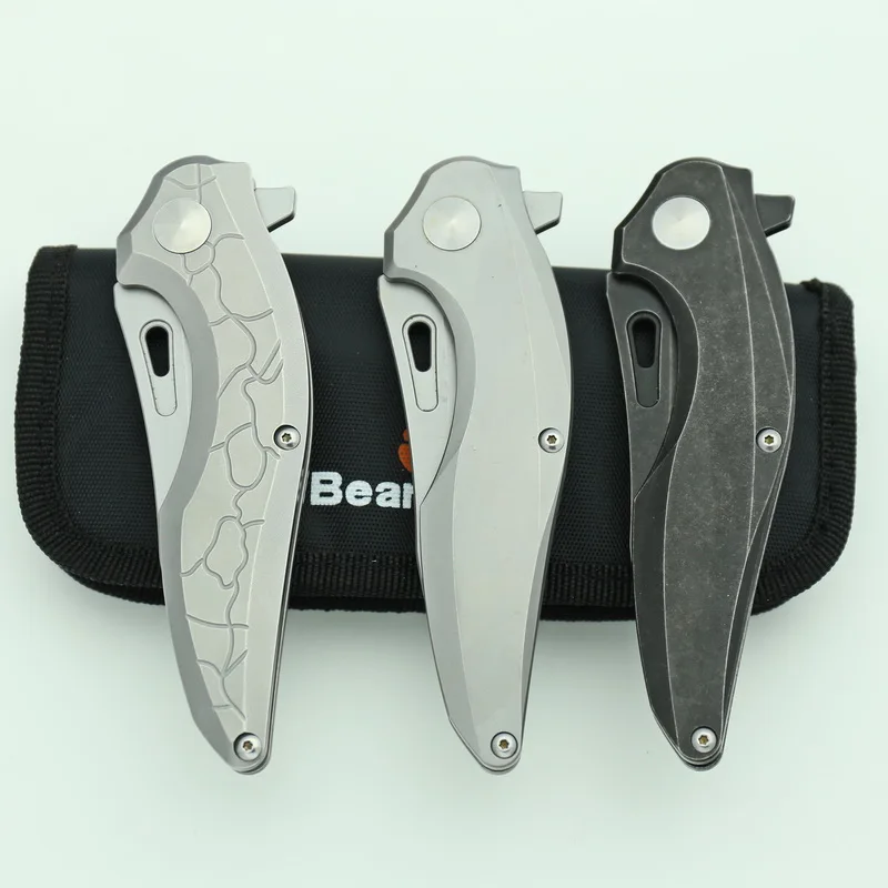 Коготь медведя ST003 флип Открытый klappmesser schwarz stein waschen stahl griff+ собрать Кемпинг jagd открытый obst messer EDC werkzeu