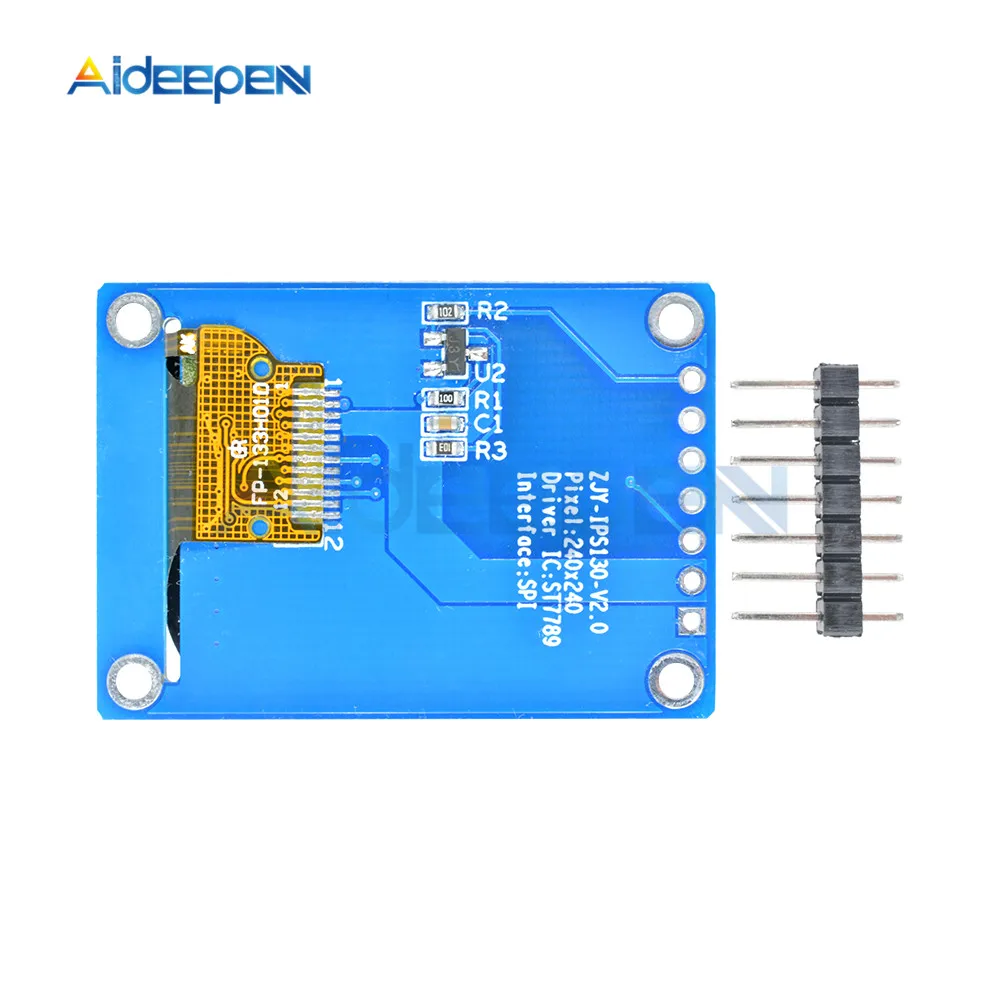 1,3 дюймов ips HD экран ST7789 Привод IC 240*240 SPI связь 3,3 В напряжение SPI интерфейс полноцветный ЖК-дисплей OLED дисплей модуль