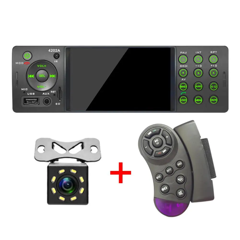 4 дюйма Автомобильная стереовидеоаппаратура плеер автоматическое дистанционное