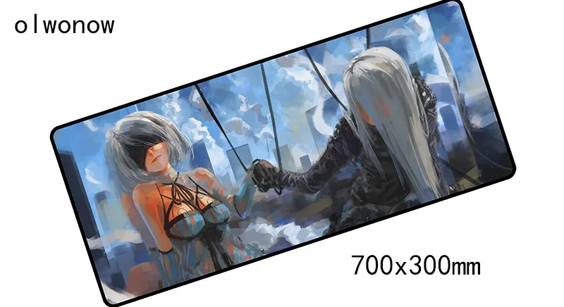 NieR Automata коврик для мыши 700x300x3 мм коврик для мыши notbook компьютерная подмышка лучший игровой коврик для мыши геймер к клавиатуре коврики для мыши