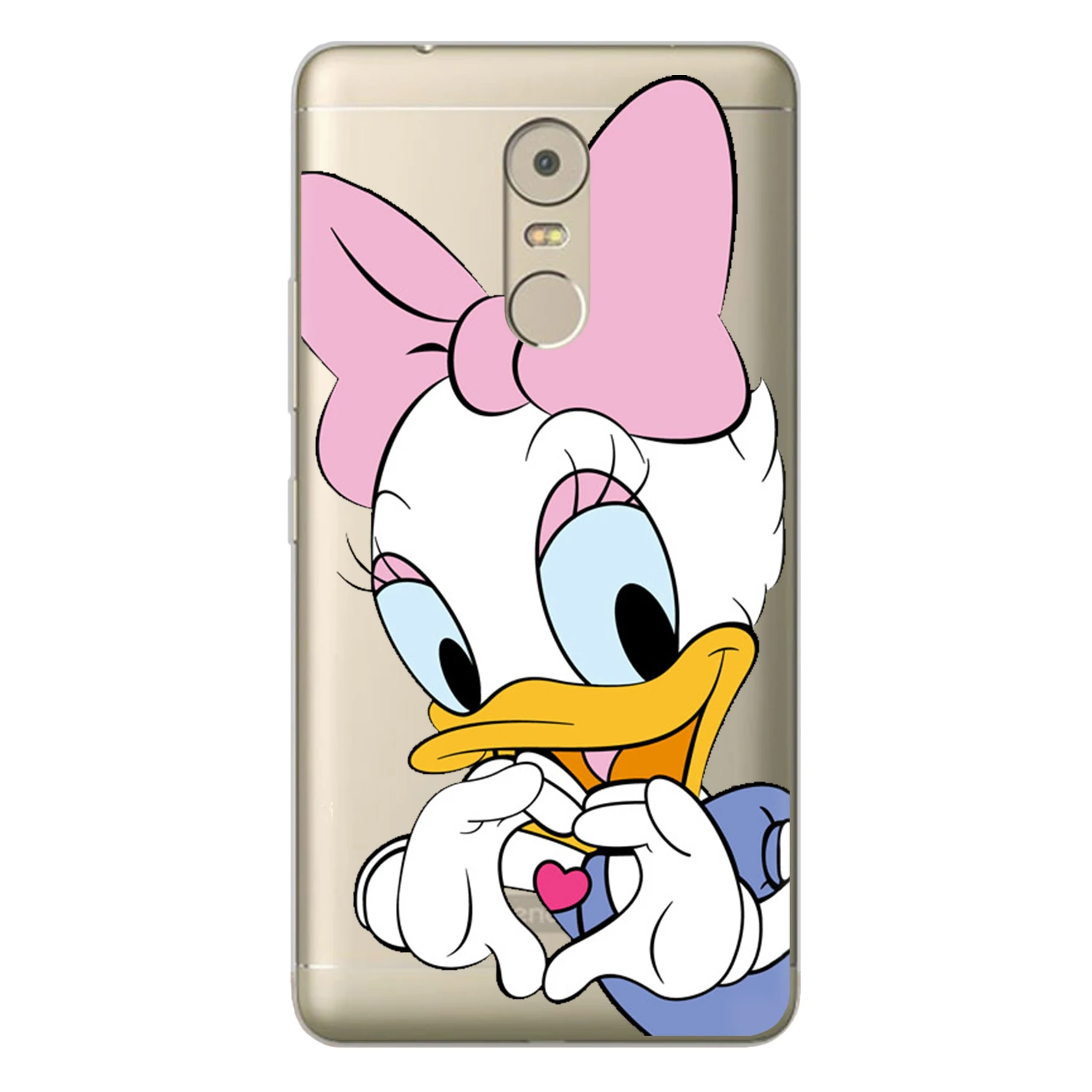 Для Lenovo K6 Note чехол 5 "Мягкий ТПУ силиконовый популярные Мультяшные Минни Микки с
