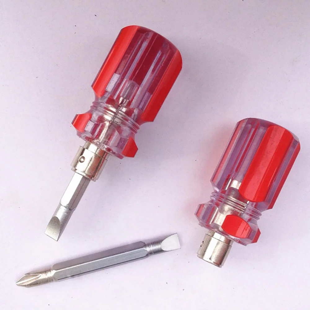 XKAI мини двунаправленная отвертка со сменной головкой Phillips &amp плоская для ремонта