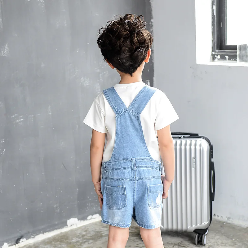 Летние комбинезоны Шорты для женщин Обувь девочек мальчиков джинсовые