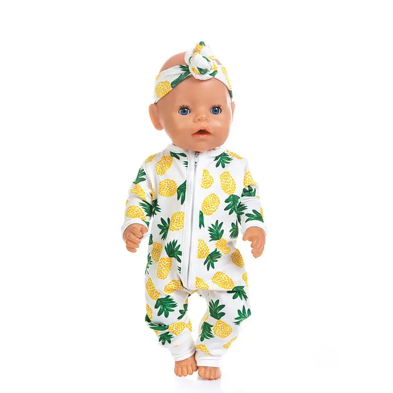 s7 Новые комбинезоны подходят для 43 см Baby Doll 17 дюймов Born Doll Одежда - Цвет: s7