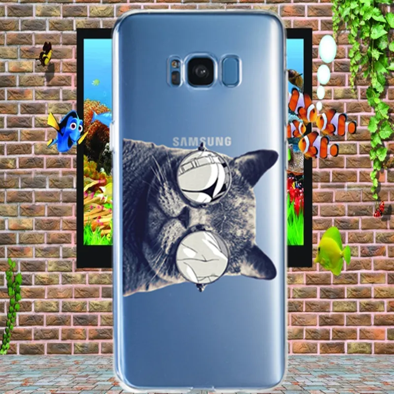 MPCQC Animal Cat Patterned TPU Silicon Phone Case for Samsung Galaxy S9 S8 Plus A8 2018 A6 A5 A7 j6 j8 J4 j7 note 8 9 Cover case |