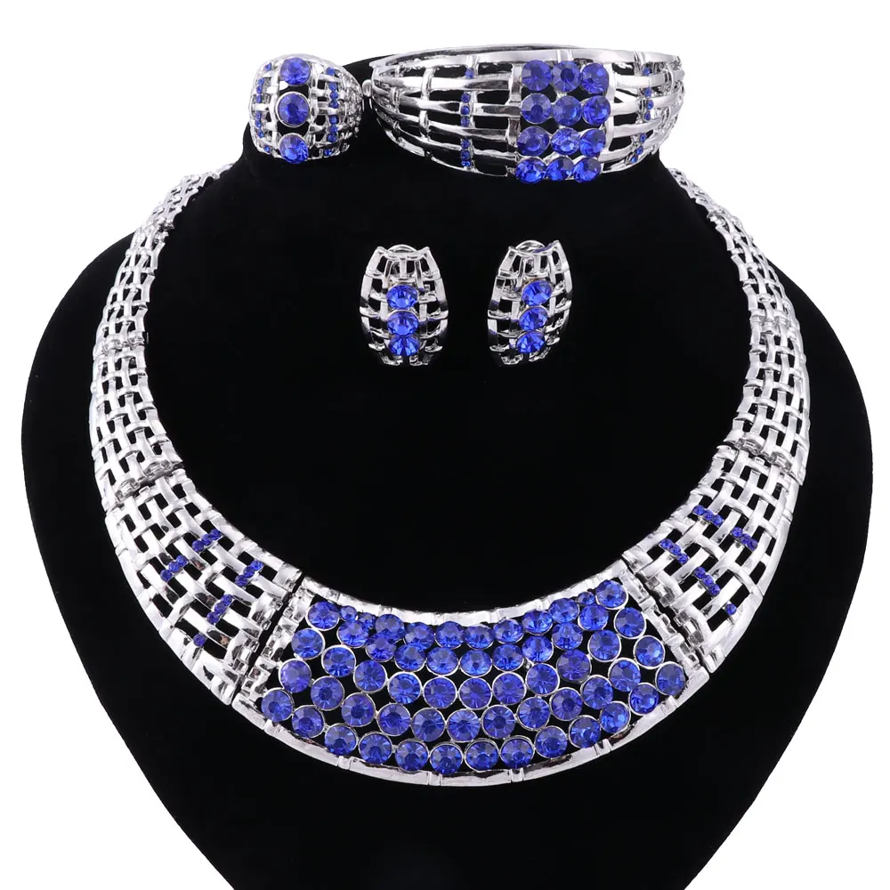 8 видов цветов женское массивное ожерелье Позолоченное серебряное ювелирное