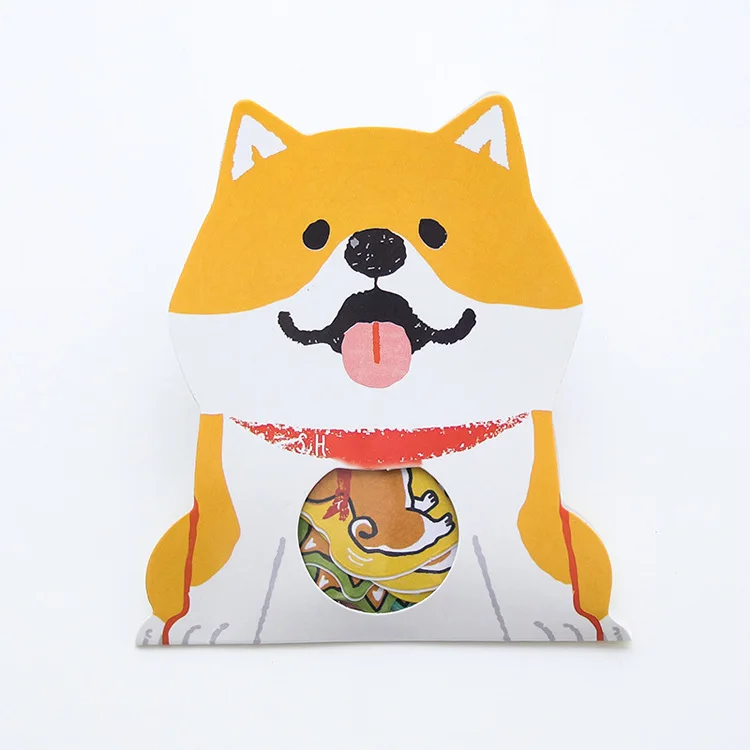 Akita Dog 30 шт./лот, милые наклейки для этикеток shba Inu Akita Husky, скрапбукинг, сделай сам, дневник, альбом, этикетка, Декоративные Канцелярские наклейки, подарок - Цвет: Akita Dog