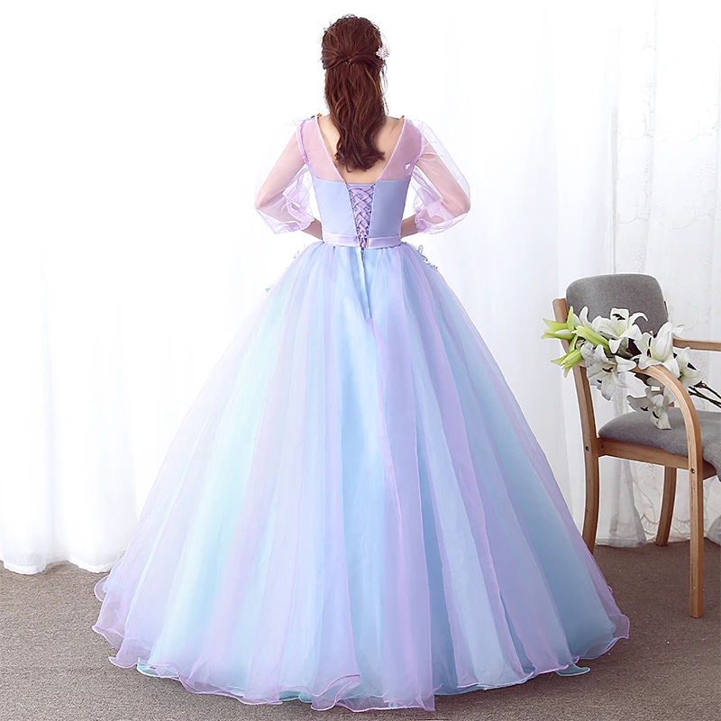 Женское свадебное платье It's Bride Белое Бальное Платье на завязках с длинными