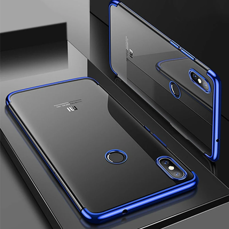 Soft Clear Plating Case for Redmi K20 7A 7 Note Mi 9 SE 9T Pro Thicken TPU Silicone Crystal Transparent Cover |