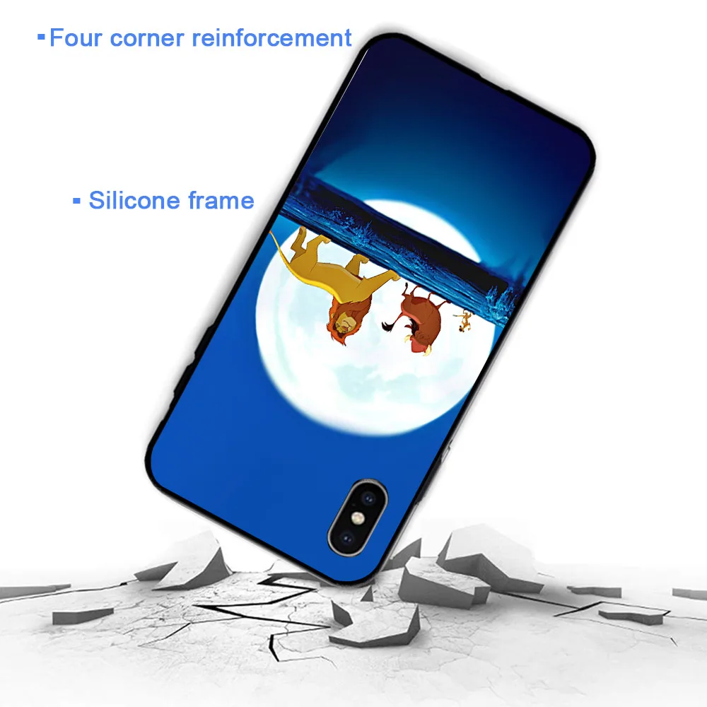YIMAOC лев Король мягкий чехол для iPhone XS Max XR X 7 8 6 6S Plus 5 5S SE |