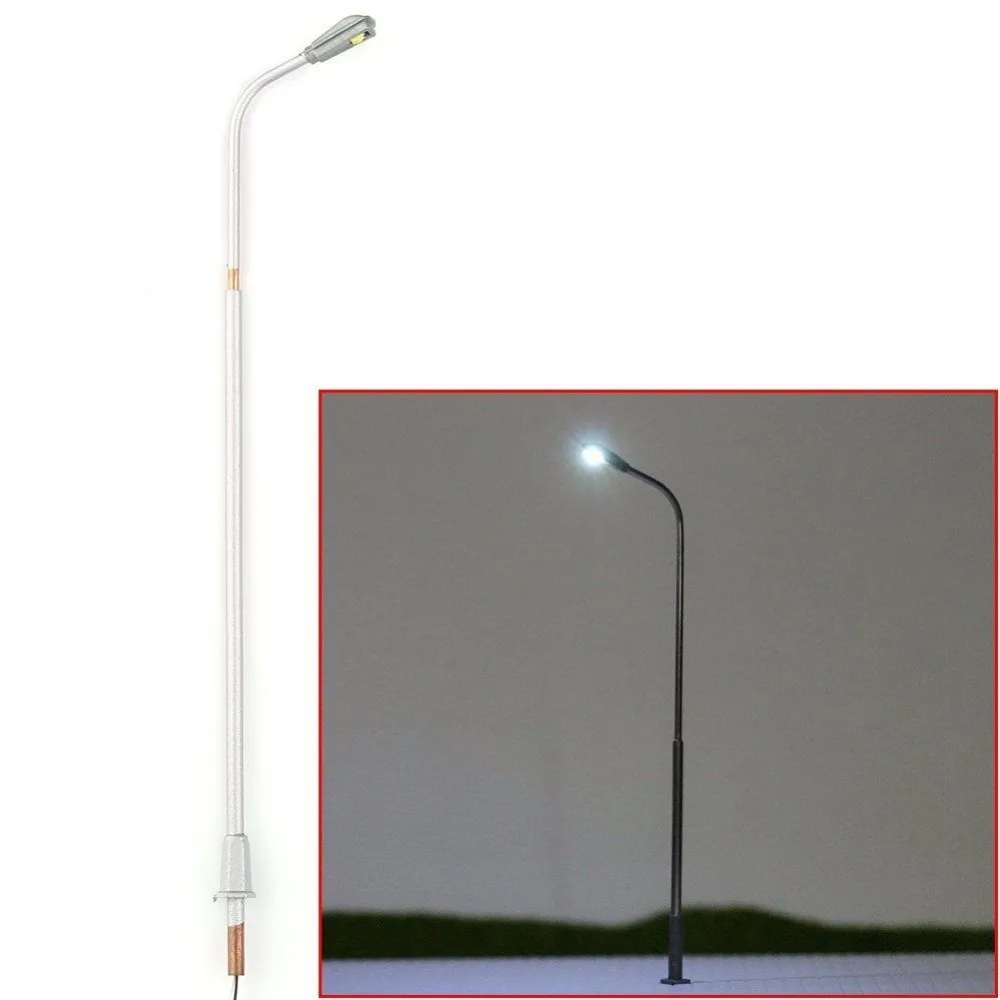 20 шт. уличные лампы светодиодные модельные изогнутые одноголовые медные Уличные