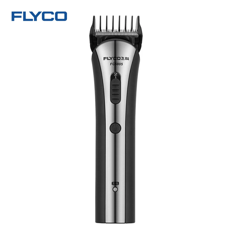 Электрическая машинка для стрижки волос FLYCO перезаряжаемая моющаяся с