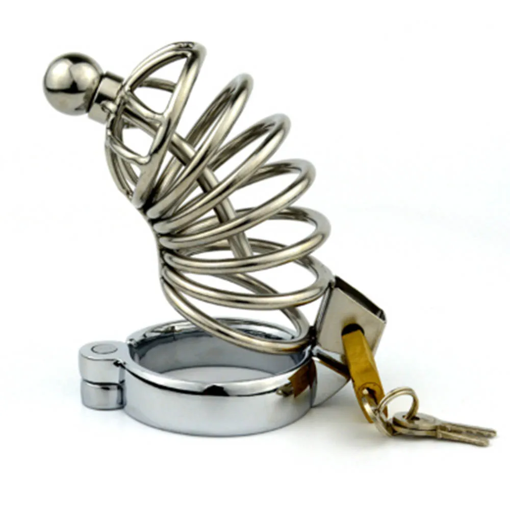 Мужская клетка для пениса Птица из нержавеющей стали 304 кольцо Пояс верности