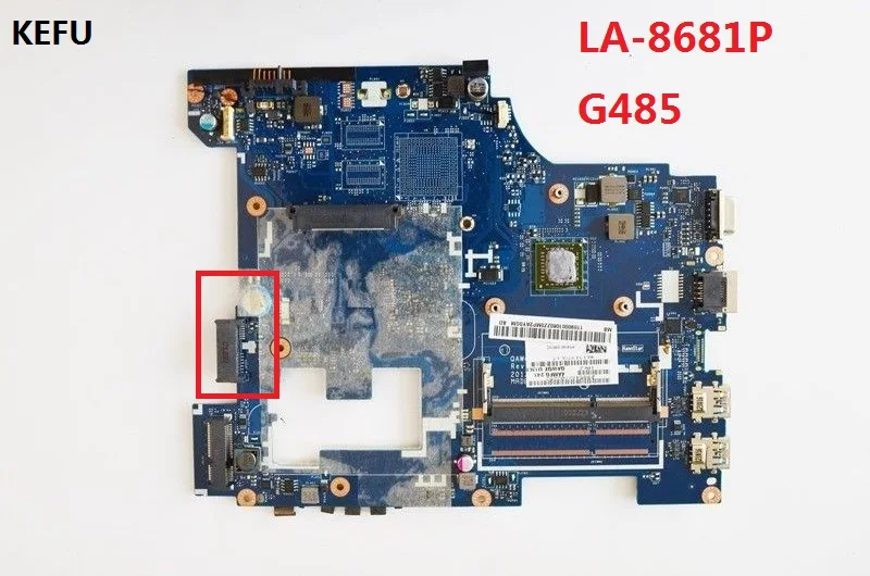 Материнская плата KEFU для ноутбука Lenovo G485 QAWGE стандартная материнская с