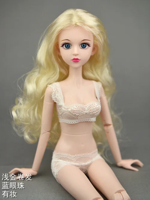 Новинка 2018 Обнаженная кукла 45 см без одежды 1/4 BJD Синьи/3D реальные глаза