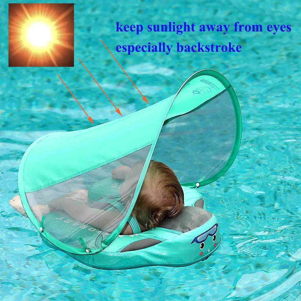 Термополиуретановый водонепроницаемый чехол Mambo baby swim float Улучшенный безопасный без воздуха Плавательный Бассейн Аксессуары сплошное без надувного плавающего кольца
