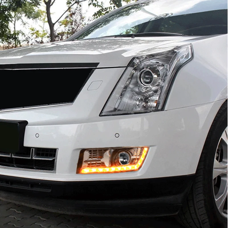 ROADOT 12 V светодиодный DRL Дневной ходовой свет для Cadillac SRX 2016 2015 2014 2013 2012