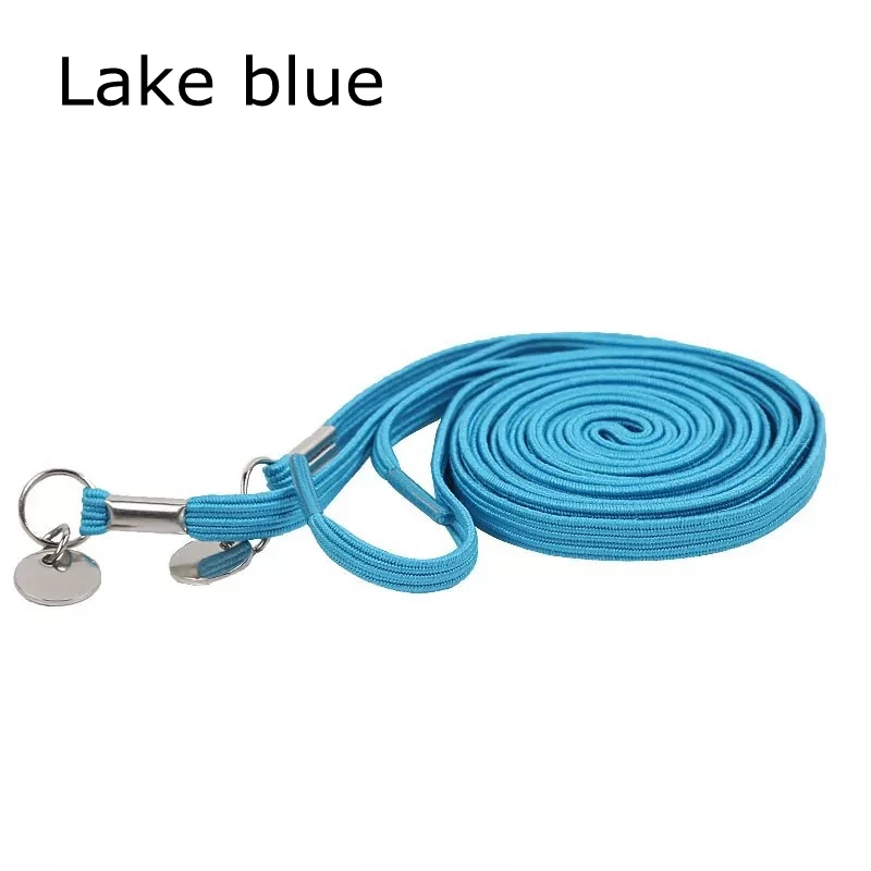 Lake blue 1 пара быстро легко не завязываются шнурки эластичные кроссовки шнурки для обуви унисекс DIY ленивые шнурки 13 цветов роскошная упаковка - Цвет: Lake blue
