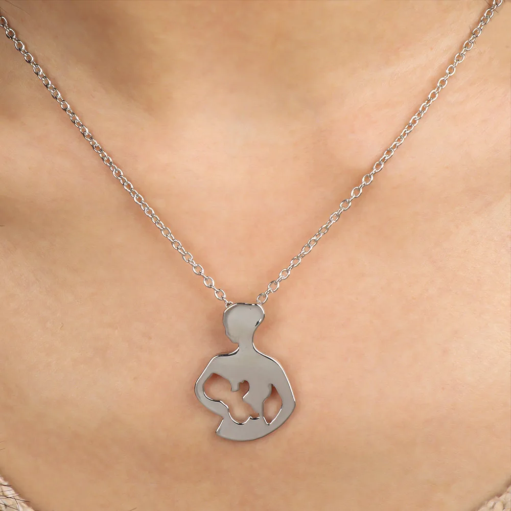 Ожерелье цепочка с кулоном для мамы и ребенка|Ожерелья подвеской| |