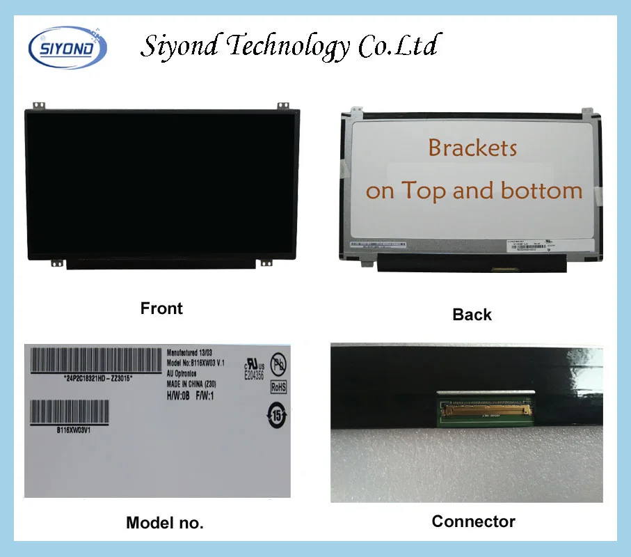 

For ACER ASPIRE ONE 722-0473 & 722-0432 New 11.6" HD Glossy Slim LED LCD Screen Panel For Laptop